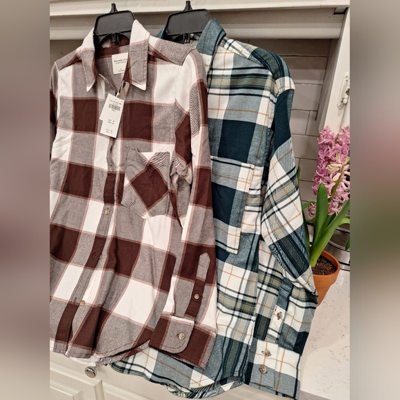 A&F Flannel overshirt - Picture 3 of 4